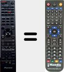 T&eacute;l&eacute;commande pour remplacer AXD7702 (06-R2968E-A004)