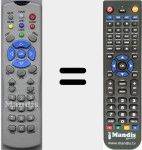 T&eacute;l&eacute;commande pour remplacer ST5500