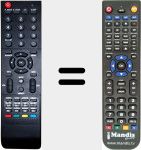 T&eacute;l&eacute;commande pour remplacer QLE32G90