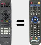 Télécommande pour remplacer RC-D0713