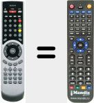 T&eacute;l&eacute;commande pour remplacer RC-D3-03