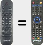 Télécommande pour remplacer RC-M820DAB