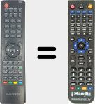 Télécommande pour remplacer RC054