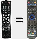 T&eacute;l&eacute;commande pour remplacer RC 2526 / 01 (482221910707)