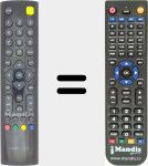 Télécommande pour remplacer RC3010E01