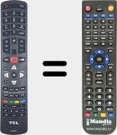 Télécommande pour remplacer RC3100L07