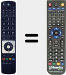 Télécommande pour remplacer RC 5112 (23002017)