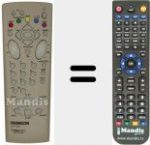 T&eacute;l&eacute;commande pour remplacer RCV 100 G