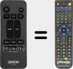 Télécommande pour remplacer RC-1230 (30701026600AD)