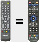 T&eacute;l&eacute;commande pour remplacer RC201