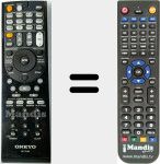 Télécommande pour remplacer RC-764M (24140764)