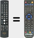 Télécommande pour remplacer RC-1055 (00D9630307705)
