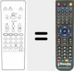 T&eacute;l&eacute;commande pour remplacer RC 2143