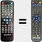 T&eacute;l&eacute;commande pour remplacer DVX 2025 USB (REMCON1111)