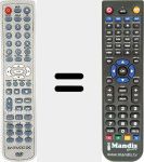 T&eacute;l&eacute;commande pour remplacer REMCON1225