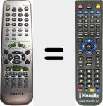 Télécommande pour remplacer REMCON807