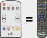 Télécommande pour remplacer polk (RE1911-1)