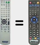 Télécommande pour remplacer RM-AAU 006 (147969211)
