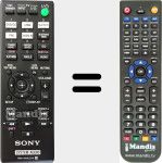 Télécommande pour remplacer RM-AMU214 (A2060834A)