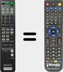 Télécommande pour remplacer RM-U305C (147655241)