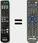 Télécommande pour remplacer RM-U306B (147720451)