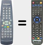 T&eacute;l&eacute;commande pour remplacer RM 05407