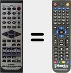 T&eacute;l&eacute;commande pour remplacer RRMCG0409AWSA