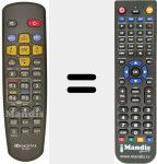 T&eacute;l&eacute;commande pour remplacer RS-320P