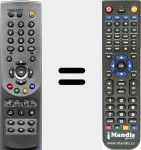 T&eacute;l&eacute;commande pour remplacer RS-505