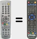 Télécommande pour remplacer RT-515