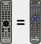 T&eacute;l&eacute;commande pour remplacer RU-M111