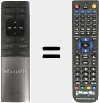 Télécommande pour remplacer S2000MKIII