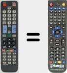 Télécommande pour remplacer MI-AA5900448A
