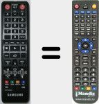 T&eacute;l&eacute;commande pour remplacer AK59-00148A