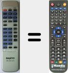 Télécommande pour remplacer RB-UB1470 (MRC31X000XX020)