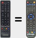 T&eacute;l&eacute;commande pour remplacer BN59-01247A