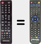 T&eacute;l&eacute;commande pour remplacer TM1240 (AA59-00818A)