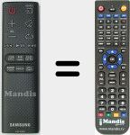 Télécommande pour remplacer TM1451 (AH59-02692P)
