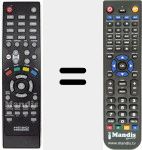 T&eacute;l&eacute;commande pour remplacer REMCON651