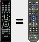 T&eacute;l&eacute;commande pour remplacer SD7200BP