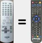 T&eacute;l&eacute;commande pour remplacer SE-R0090 (6711R2N082A)