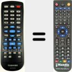 T&eacute;l&eacute;commande pour remplacer SE-R0336 (AH802453)