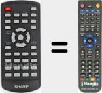 Télécommande pour remplacer SH465
