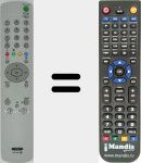 Télécommande pour remplacer RM947 (147861421)