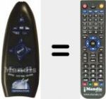 T&eacute;l&eacute;commande pour remplacer SONY PS2