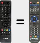 T&eacute;l&eacute;commande pour remplacer SB MEDIA PLAYER 1G (SOUNDBAR 1GB)