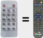 Télécommande pour remplacer SS4100