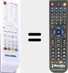 Télécommande pour remplacer SAL005