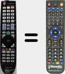 T&eacute;l&eacute;commande pour remplacer BN59-00702A