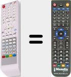 Télécommande pour remplacer SAL006